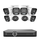 5MP 8 Channel PoE Security System, 6MP NVR, S+265., Human & Vehicle Detection, Smart Playback, Smart Notification with Image Attached